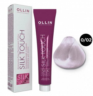 Краска для волос Ollin Silk touch Корректор перламутровый тон 0/02 Оллин Стойкая крем краска для окрашивания волос 60 мл