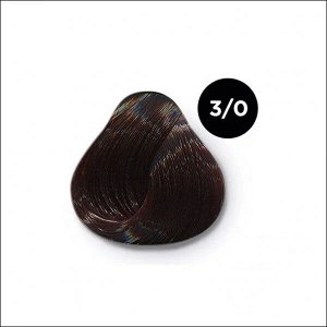 Оллин Стойкая краска для волос Оллин темный шатен тон 3/0 Ollin Silk touch 60 мл