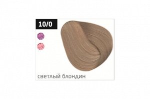 Ollin Silk touch Краска для волос светлый блондин тон 10/0 Оллин Стойкая крем краска для окрашивания волос 60 мл