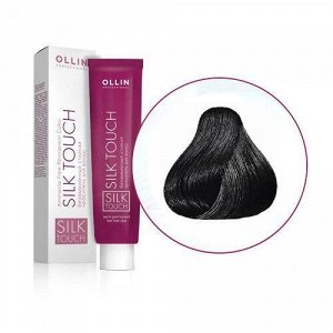 Оллин Стойкая краска для волос Оллин шатен пепельный тон 4/1 Ollin Silk touch 60 мл