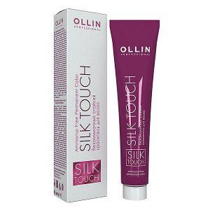 Ollin Silk touch Краска для волос блондин золотистый тон 9/3 Оллин Стойкая крем краска для окрашивания волос 60 мл