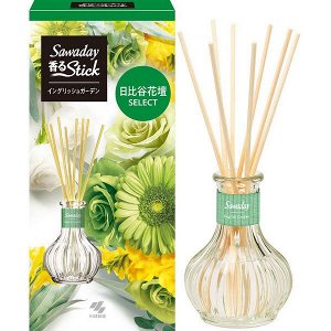"Sawaday Fragrant Stick" Освежитель воздуха для дома (с палочками) с ароматом садовых цветов 70мл