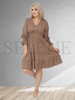 Платье женское какао (кофе)