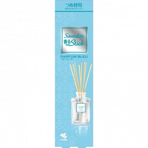 "Sawaday Fragrant Stick" Освежитель воздуха для дома (с палочками) Parfum Blue (запасной блок) 70мл