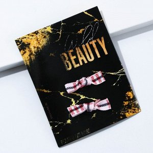 Резинки бант для волос «Will beauty», 2 шт.