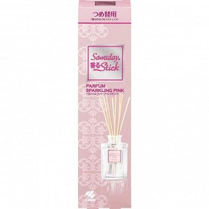 "Sawaday Fragrant Stick" Освежитель воздуха для дома (с палочками) Parfum Sparkling Pink (запасной блок) 70мл