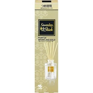 "Sawaday Fragrant Stick" Освежитель воздуха для дома (с палочками) Parfum Sparkling Gold (запасной блок) 70мл