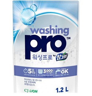 CJ LION Ср-во д/посуды "Washing PRO" 1200мл мягкая упак.