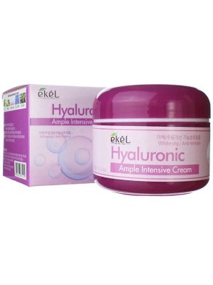 Ампульный крем для лица - Hyaluronic ample intensive cream 100g [EKEL]