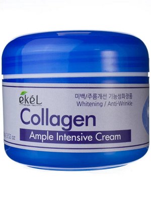 Ампульный крем для лица - Collagen ample intensive cream 100g [EKEL]