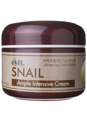 Ампульный крем для лица - Snail ample intensive cream 100g [EKEL]