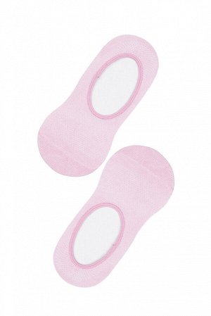 Набор из 2 пар балетных носков для девочки розово-серого цвета