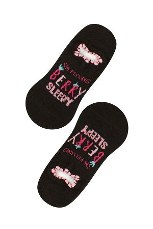 Черные балетные носки с узором для девочек
