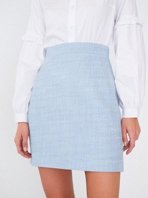 Твидовая мини юбка от комплекта