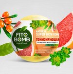 Шипучая бомбочка для ванны Тонизирующая серии Fito Bomb