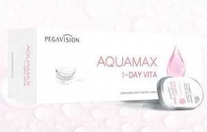 Однодневные контактные линзы (PEGAVISION) AQUAMAX 1-DAY VITA (30 линз)