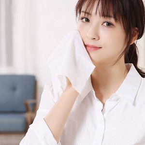 Хлопковые салфетки Cotton Soft Tissue / 1 уп. 80 шт. 200 x 200 мм