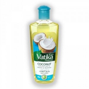 Масло для волос VATIKA Coconut Enriched - обогащённое Кокосом 200 мл Dabur
