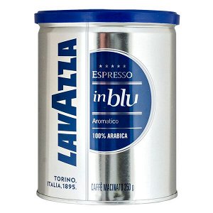 Кофе LAVAZZA ESPRESSO in Blu 250 г ж/б молотый 1 уп.х 12 шт.