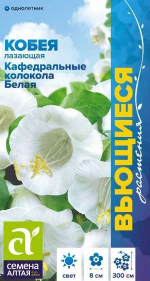 Кобея белая Кафедральные колокола Лазающая/Сем Алт/цп 5 шт. Вьющиеся растения