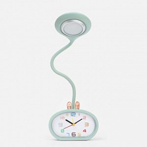 Часы - будильник с подсветкой "Элеанор", подсветкой, 3 режима, дискретный ход, AA, USB