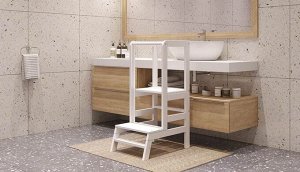 Подставка развивающая башня монтессори Polini kids Step, натуральный