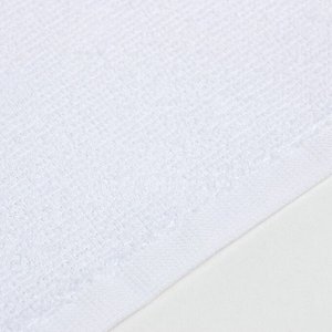 Полотенце махровое Экономь и Я 70*130 см, цв. белый, 100% хлопок, 350 гр/м2