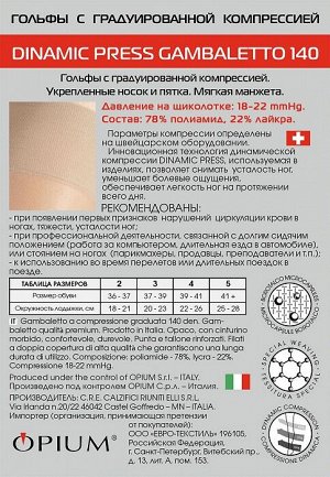 Гольфы компрессионные Opium
