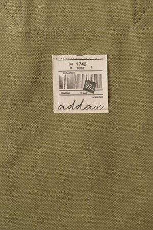 Addax Большая сумка цвета хаки с короткими рукавами