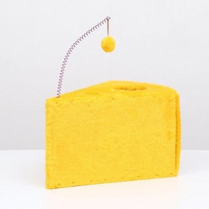Когтеточка-домик "Кусочек сыра", 56 х 42 х 30 см