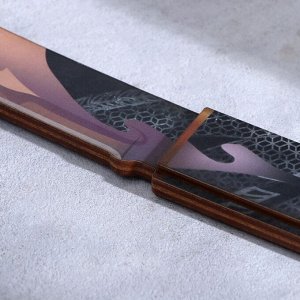 Сувенир деревянный "Нож танто" флоу