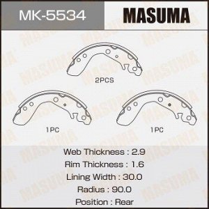 Колодки барабанные MASUMA FIT/GD1