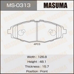 Колодки дисковые MASUMA DAEWOO/MATIZ/V800, V1000 front