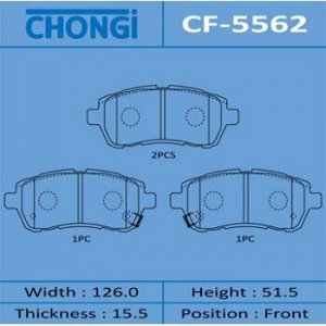 Колодки дисковые "Chongi" front