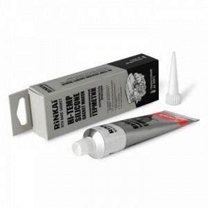 Герметик-прокладка, силиконовый, термостойкий, красный, Rinkai RTV Hi-Temp Silicone Gasket Maker, 85 г