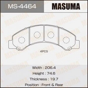 Колодки дисковые MASUMA HINO 300
