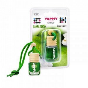Ароматизатор подвес. "Yammy" бутылек "Green Apple" 4мл.