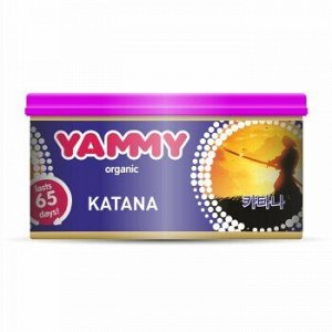 Ароматизатор с растит. наполнителем "Yammy", Органик, баночка "Katana "42 гр.