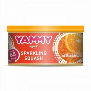 Ароматизатор с растит. наполнителем "Yammy", Органик, баночка "Sparkling Squash" 42 гр.