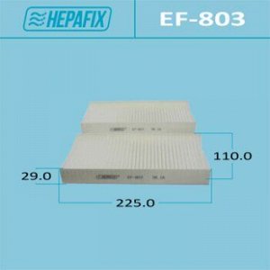 Воздушный фильтр Салонный AC-803 HEPAFIX (1/40)