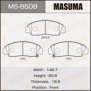 Колодки дисковые MASUMA ODYSSEY/ RB1, RB2 front