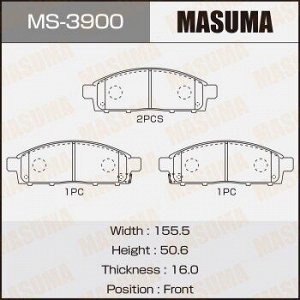 Колодки дисковые MASUMA L200/ V2500