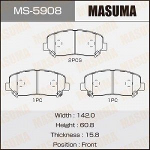 Колодки дисковые MASUMA CX-5 2011- front