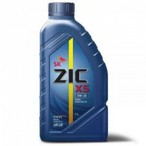 Масло моторное ZIC X5 5w30 SP, ILSAC GF-6, GM Dexos1 Gen2 (бензин, п/синт.) 1л (1/12)