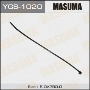 Хомут пластиковый MASUMA черный 5х250 (уп.100шт)