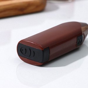 Капучинатор Доляна, 20x4x2.5 см, 2.5 Вт, коричневый