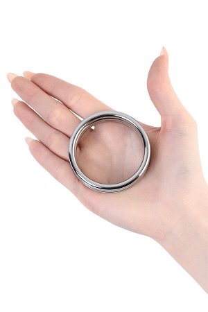 Кольцо на пенис Metal by TOYFA, серебряное, ? 5,2 см