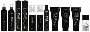 OLLIN, Лак для волос ультрасильной фиксации Style черный, 500 мл, Оллин