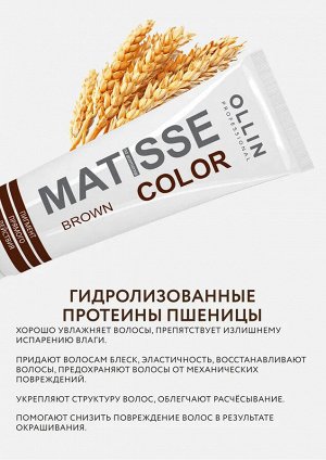 Ollin Пигмент прямого действия для волос гель краска для окрашивания Коричневый Ollin Matisse color 100 мл