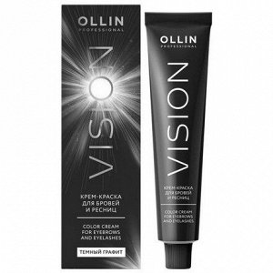 Оллин Краска для бровей и ресниц Оллин Темный графит Ollin VISION 20 мл